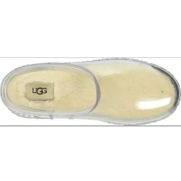 New UGG Women's Drizlita Boot, Clear, Size 5 - Picture 4 of 5